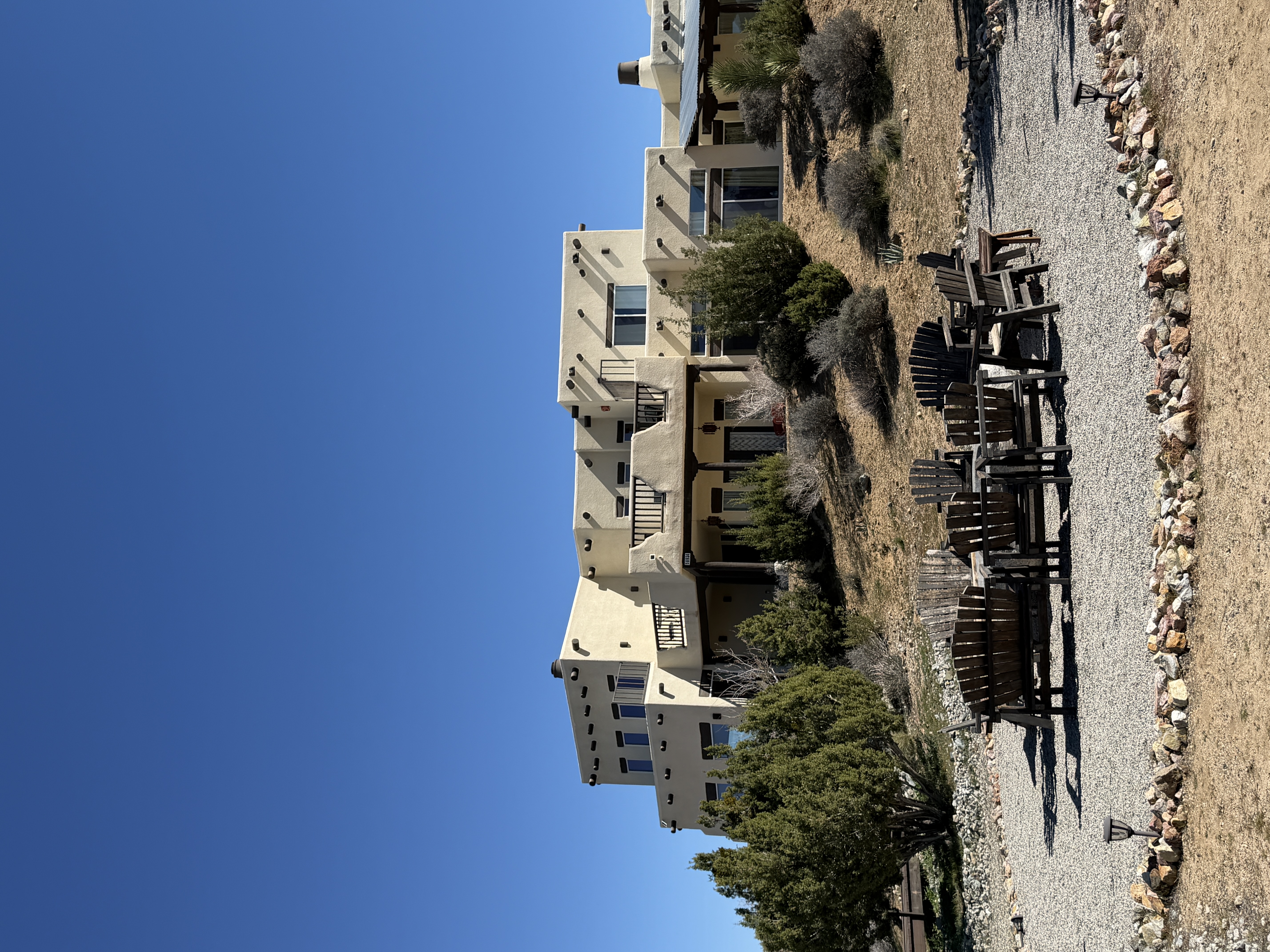 The retreat estate with outdoor seating area in Joshua Tree