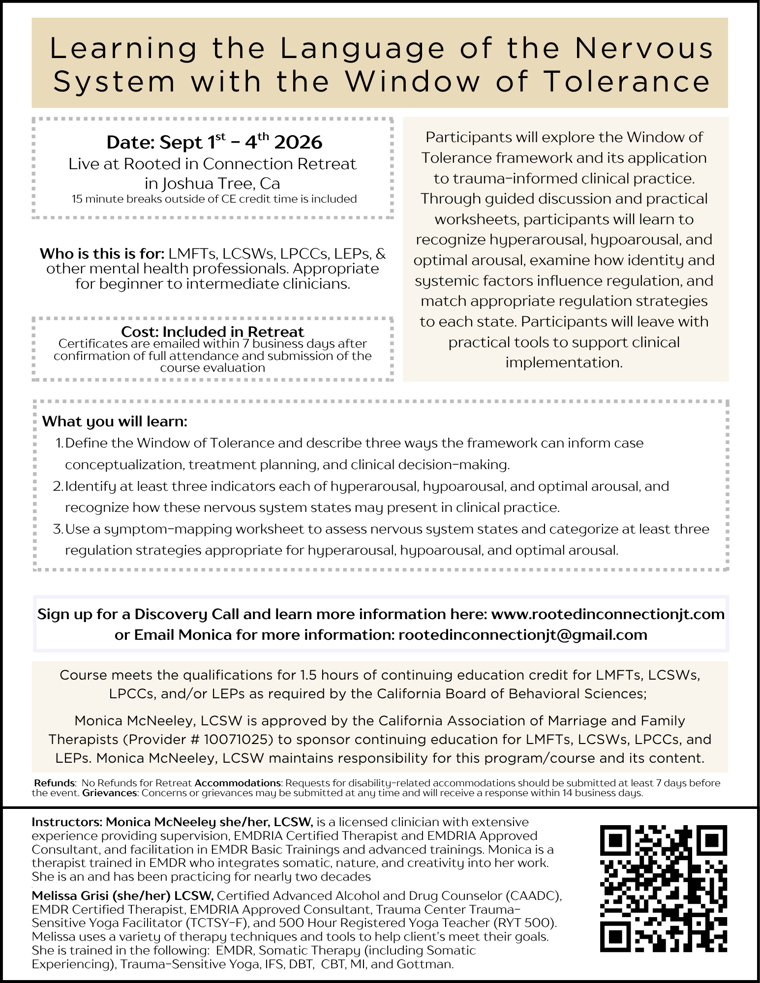 Workshop flyer: Learning the Language of the Nervous System